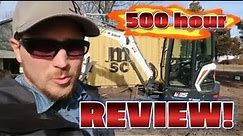 500 Hour Review 2021 Bobcat E35 Mini Excavator