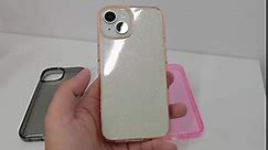 SPESTHOR Case for iPhone 13 Mini, Glitter Sparkle Bling Shockproof Protective Phone Cases for Women Girls, 5.4 Inch, Glitter Pink