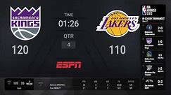 Kings @ Lakers Live Scoreboard | NBA On ESPN