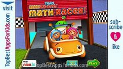 Team Umizoomi Math Racer Game App for Kids (iPad, Android, Kindle Fire)