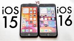 iOS 16 Vs iOS 15 On iPhone 8! (Comparison)