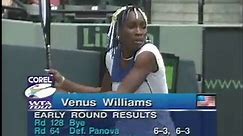 Miami Open 1998 | V. Williams v. A. Kournikova | Highlights