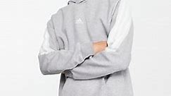 adidas Sportswear Future Icons 3 stripe full zip hoodie in grey  | ASOS