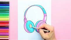 How to draw Headphones