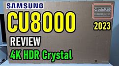 Samsung CU8000 Crystal UHD con Panel VA: Unboxing y Review Completa / Smart TV 4K Tizen