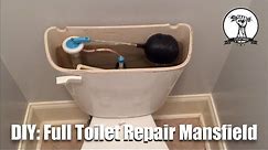 DIY: Easy Leaky Toilet Full Repair - Mansfield