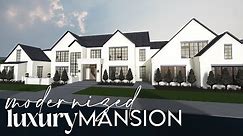 Bloxburg | Modernized Luxury Mansion | 500k (No Large Plot) | Architecture Series House Build