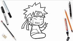 How To Draw Naruto Easy Step By Step | Chibi Naruto Shippuden | Kawaii Art