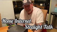 Straight talk unlimited internet unboxing and testing