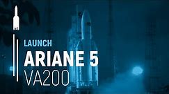 Flight VA200 – ATV2 Johannes Kepler | Ariane 5 Launch | Arianespace