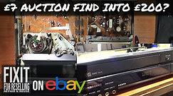 Panasonic VCR/DVD Combo Repair - DMR EZ48V bought from an auction to sell on eBay.