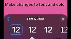 Change clock font and color on iOS iPhone (step by step) new Lock Screen features