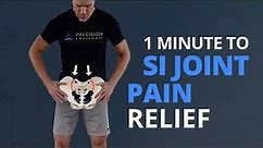 1 Quick Exercise for SI Joint Pain Relief (and Piriformis Syndrome)