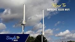 How to increase your router's WiFi signal using high power antennas! 2.4Ghz/5Ghz