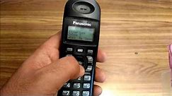 How to change the Ringtone on Panasonic Cordless Landline Phone - KX-TG3611SXB