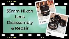 Watch this before you disassemble your lens! (35mm Nikon Lens Disassembly & Repair)