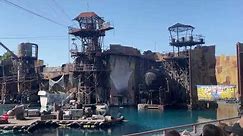 Fall Guy Stunt show at Universal Studios Hollywood! Pre-show before Waterworld show May 9, 2024!