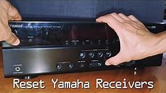 How to Reset Yamaha Receiver To Factory Setting