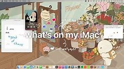 What's on my iMac: live wallpapers, screen savers, useful apps | Ways to customize your MacBook 🖥💕✨