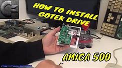 How to install GOTEK drive in AMIGA 500