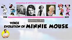 Voice Evolution of MINNIE MOUSE - 91 Years Compared & Explained | CARTOON EVOLUTION