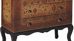 Oriental Furniture Olde-Worlde Euro Three Drawer Console
