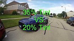 Comparison Between 35% Window Tint VS. 20% Window Tint On A Car