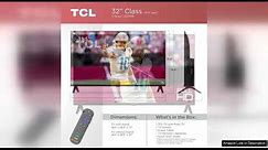 TCL 32-Inch Class S3 1080p LED Smart TV with Roku TV 32S350R, Review