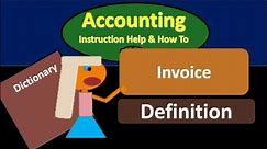 Invoice Definition - What is Invoice?