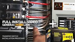 How I Installed the Generac Generator Transfer Switch | Full Install | Home Link