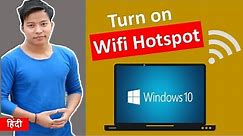 How to Create / Enable a Wi-Fi Hotspot in Windows 10 PC (Without Software) ? Hotspot kaise banaye