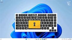 How To Lock and Unlock Keyboard on Windows 11 / 10 / 8 / 7  -  ⌨️✅