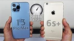iPhone 13 Pro Max vs iPhone 6s Plus SPEED TEST in 2022 - SURPRISE!!😲