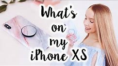 What's on my iPhone XS!