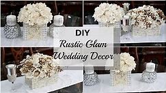 DIY RUSTIC WEDDING DECOR IDEAS | GLAM MEETS RUSTIC DECOR FT SOLA WOOD FLOWERS