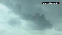 Floating city in the clouds: Fake or fata morgana?