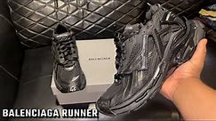 Balenciaga Runner Sneaker 'Black' ( Full Review )