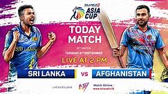 🔴 LIVE | The Cricket Show - Asia Cup 2023 | Sri Lanka vs Afghanistan 🏏