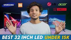 Best 32 inch Smart TV 2023 | Amazon & Flipkart Deals🔥 Best 32 Inch Smart TV Under 15000