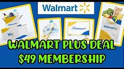 $49 Walmart Plus Year Membership Deal Ends July 13th 2023 FREE Paramount Plus