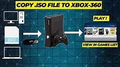 How to copy an ISO file to XBOX360 console #xbox #xbox360 #howto #gaming