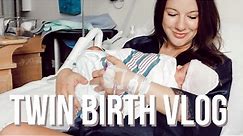 TWIN BIRTH VLOG | NATURAL DELIVERY | HEATHER FERN