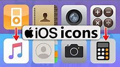 How iOS Icons Have Changed Over Time | iOS Icons Evolution