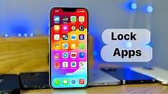 Lock Apps in iPhone using Face iD | How to set applock in any iPhone