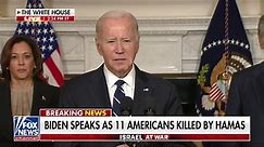 Biden condemns Hamas attack on Israel: This was an act of sheer evil