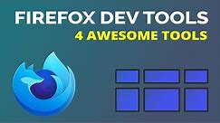 4 Awesome Firefox Dev Tools for Web Developers