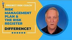 The Difference Between a Risk Management Plan and a Risk Register