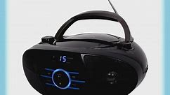 Jensen CD560 High Quality Audio CD Boombox with Bluetooth