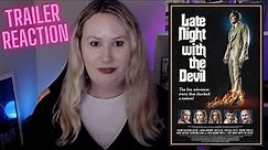 Late Night with the Devil: Official Trailer Reaction | Shudder