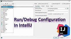 Run Debug Configuration in IntelliJ (and Spring Boot)